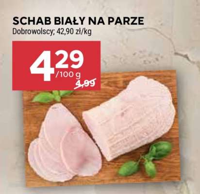 Schab biały na parze