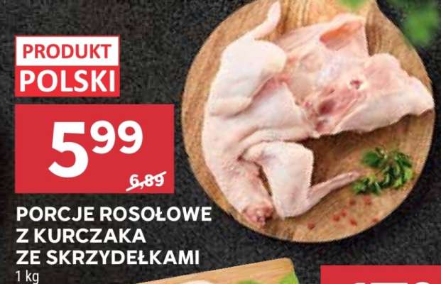 PORCJE ROSOŁOWE Z KURCZAKA ZE SKRZYDEŁKAMI