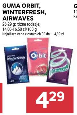 Guma Orbit, Winterfresh, Airwaves