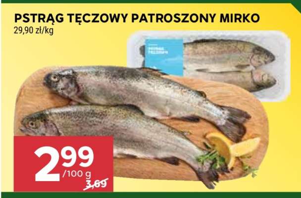 Pstrąg tęczowy patroszony Mirko