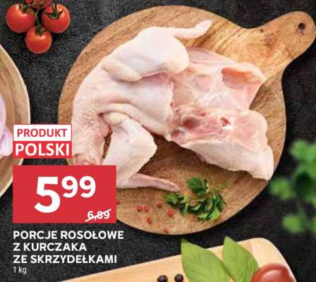 PORCJE ROSOŁOWE Z KURCZAKA ZE SKRZYDEŁKAMI