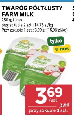 Twaróg półtłusty Farm Milk