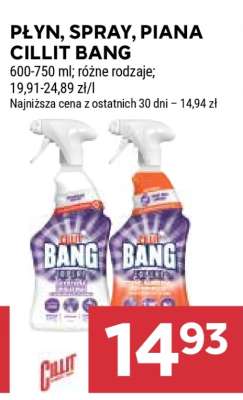 Płyn, spray, piana Cillit Bang