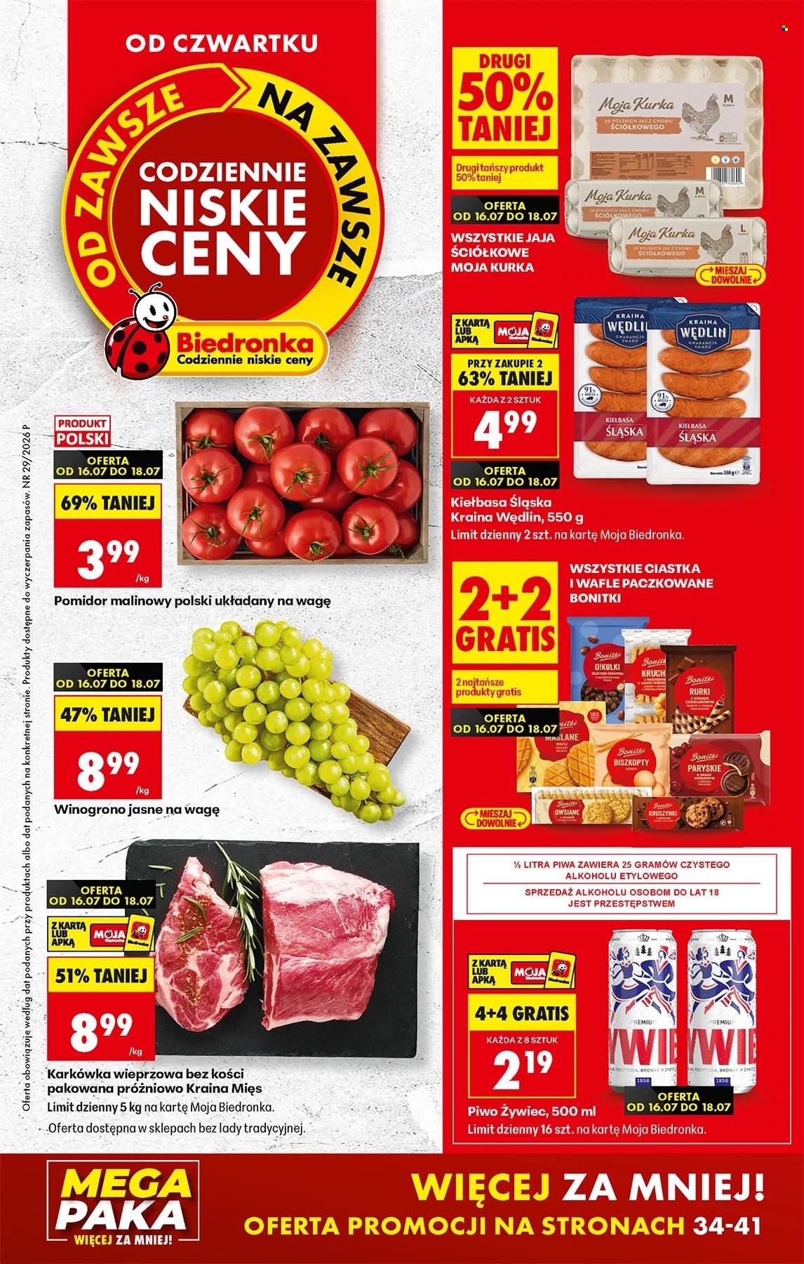 Gazetka Biedronka - 16.7.2026. - 22.7.2026.. Strona 1
