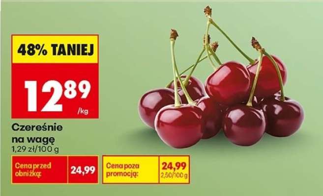 Czereśnie na wagę