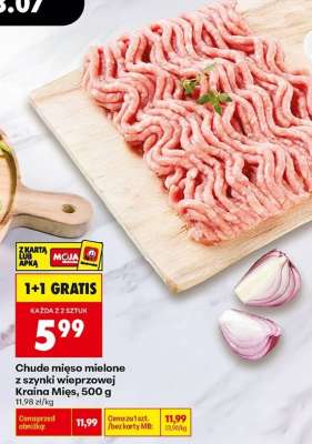 Chude mięso mielone z szynki wieprzowej Kraina Mies , 500 g