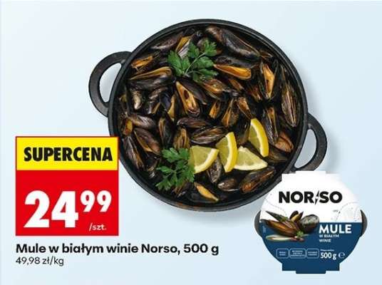 Mule w białym winie Norso, 500 g