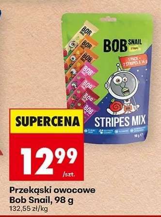 Przekąski owocowe Bob Snail, 98 g