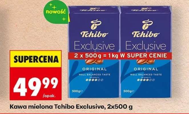 Kawa mielona Tchibo Exclusive, 2x500 g
