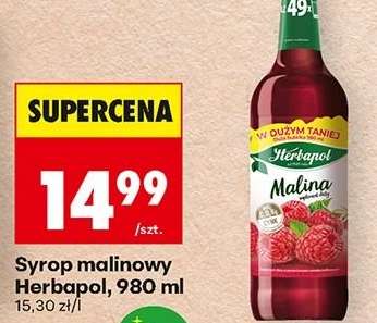 Syrop malinowy Herbapol 980 ml
