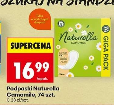 Podpaski Naturella Camomile, 74 szt.