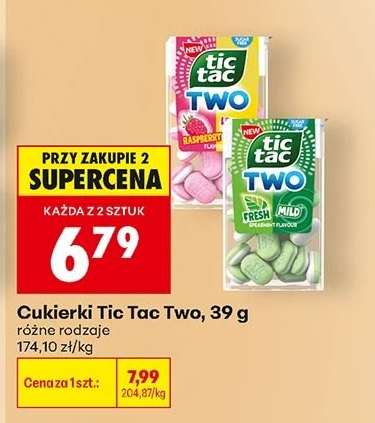 Cukierki Tic Tac Two, 39 g