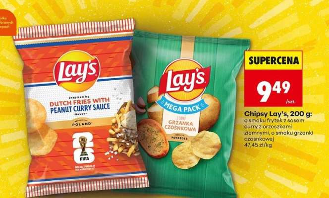 Chipsy Lay's, 200 g
