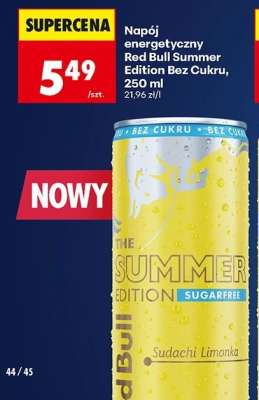 Napój energetyczny Red Bull Summer Edition Bez Cukru, 250 ml