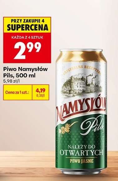 PIWO NAMYSŁÓW PILS 500 ML