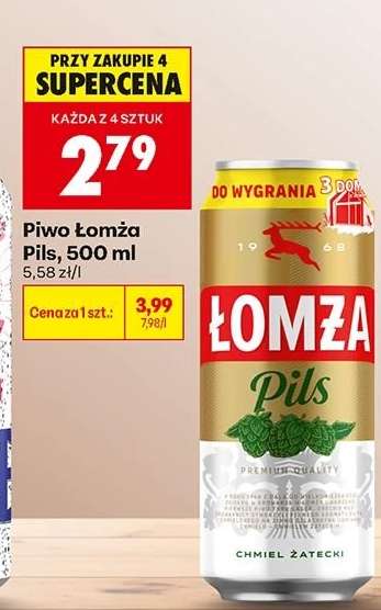 Piwo Łomża Pils , 500 ml