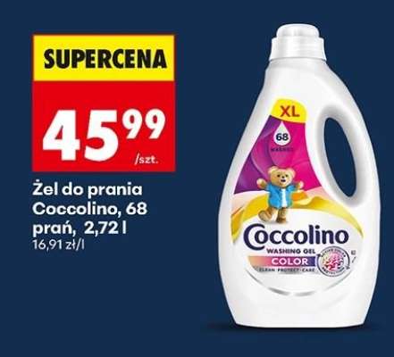 Żel do prania Coccolino, 68 prań, 2,72 l