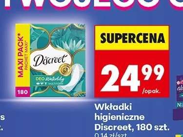 Wkładki higieniczne Discreet, 180 szt.
