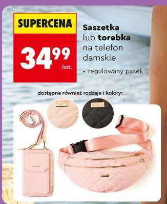 Saszetka lub torebka na telefon damskie