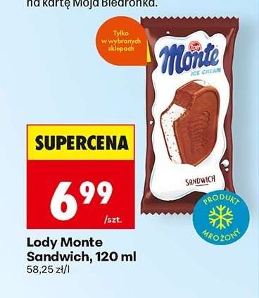 Lody Monte Sandwich, 120 ml