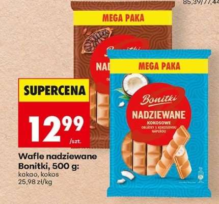 Wafle nadziewane Bonitki, 500 g