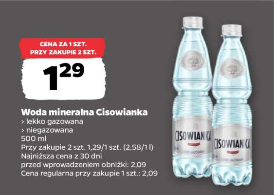 Woda mineralna CISOWIANKA