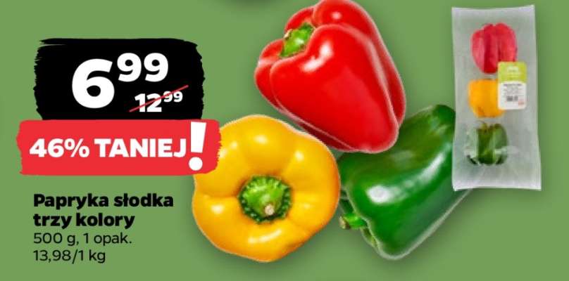 Papryka słodka trzy kolory