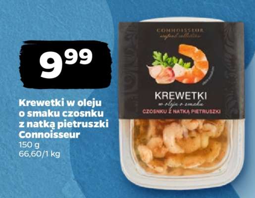 Krewetki w oleju o smaku czosnku z natką pietruszki Connoisseur