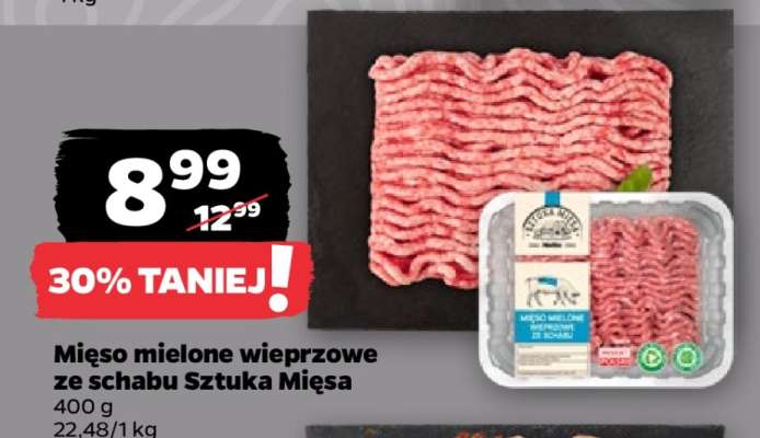 Mięso mielone wieprzowe ze schabu Sztuka Mięsa