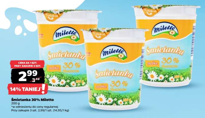 Śmietanka 30% Miletto