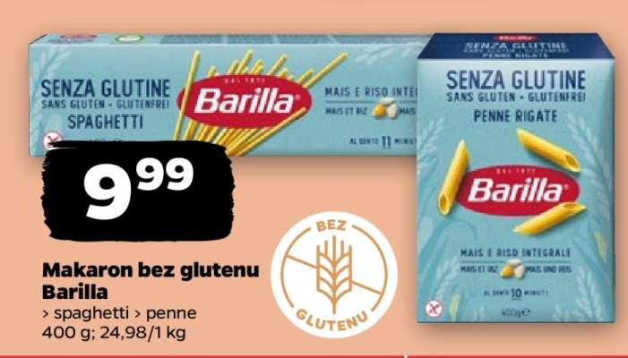 Makaron bez glutenu Barilla