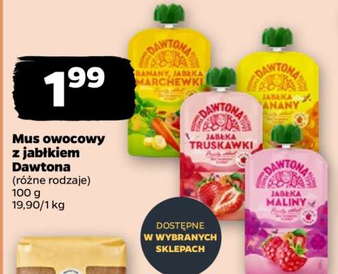 Mus owocowy z jabłkiem Dawtona