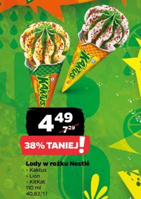 Lody w rożku Nestlé