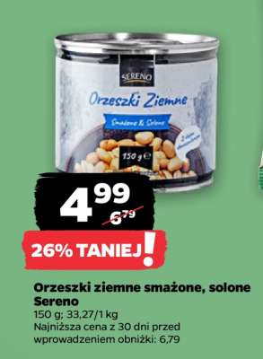 Orzeszki ziemne smażone, solone Sereno