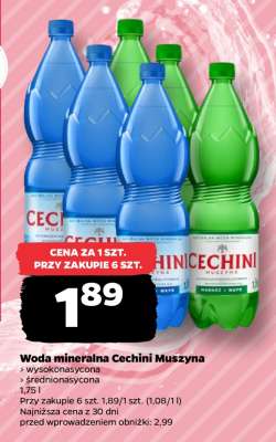 Woda mineralna Cechini Muszyna