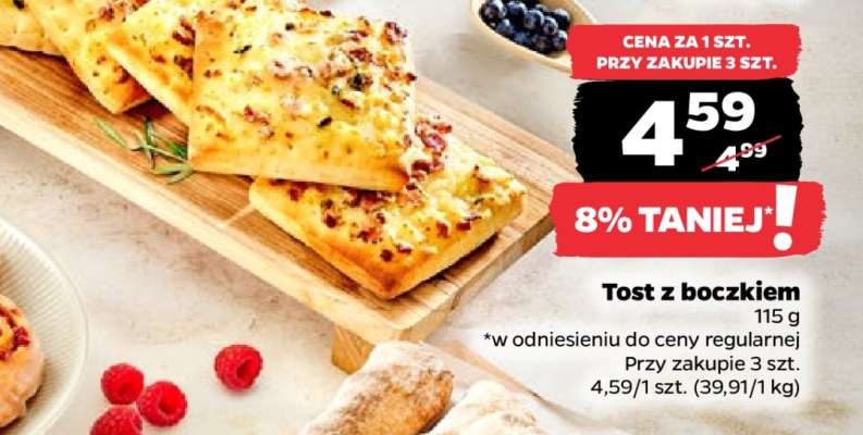 Tost z boczkiem
