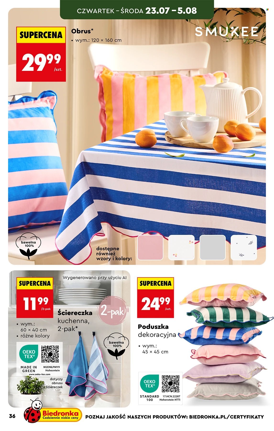 Gazetka Biedronka - 20.7.2026. - 5.8.2026.. Strona 36