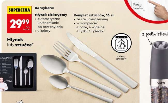 Młynek lub sztućce