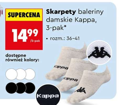 Skarpety baleriny damskie Kappa, 3-pak