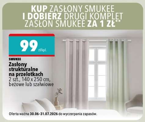 SMUKEE Zasłony strukturalne na przelotkach
