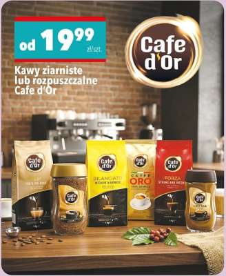 Kawy ziarniste lub rozpuszczalne Cafe d'Or