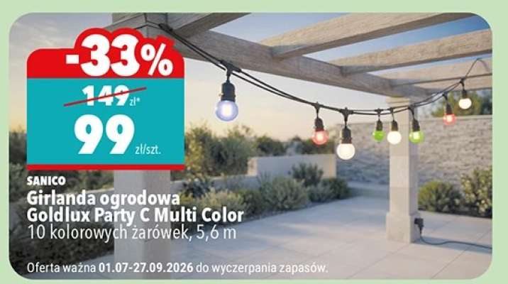 Girlanda ogrodowa Goldlux Party C Multi Color