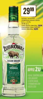 WÓDKA SMAKOWA ŻUBRÓWKA BISON GRASS 0,5 l / 37,5%