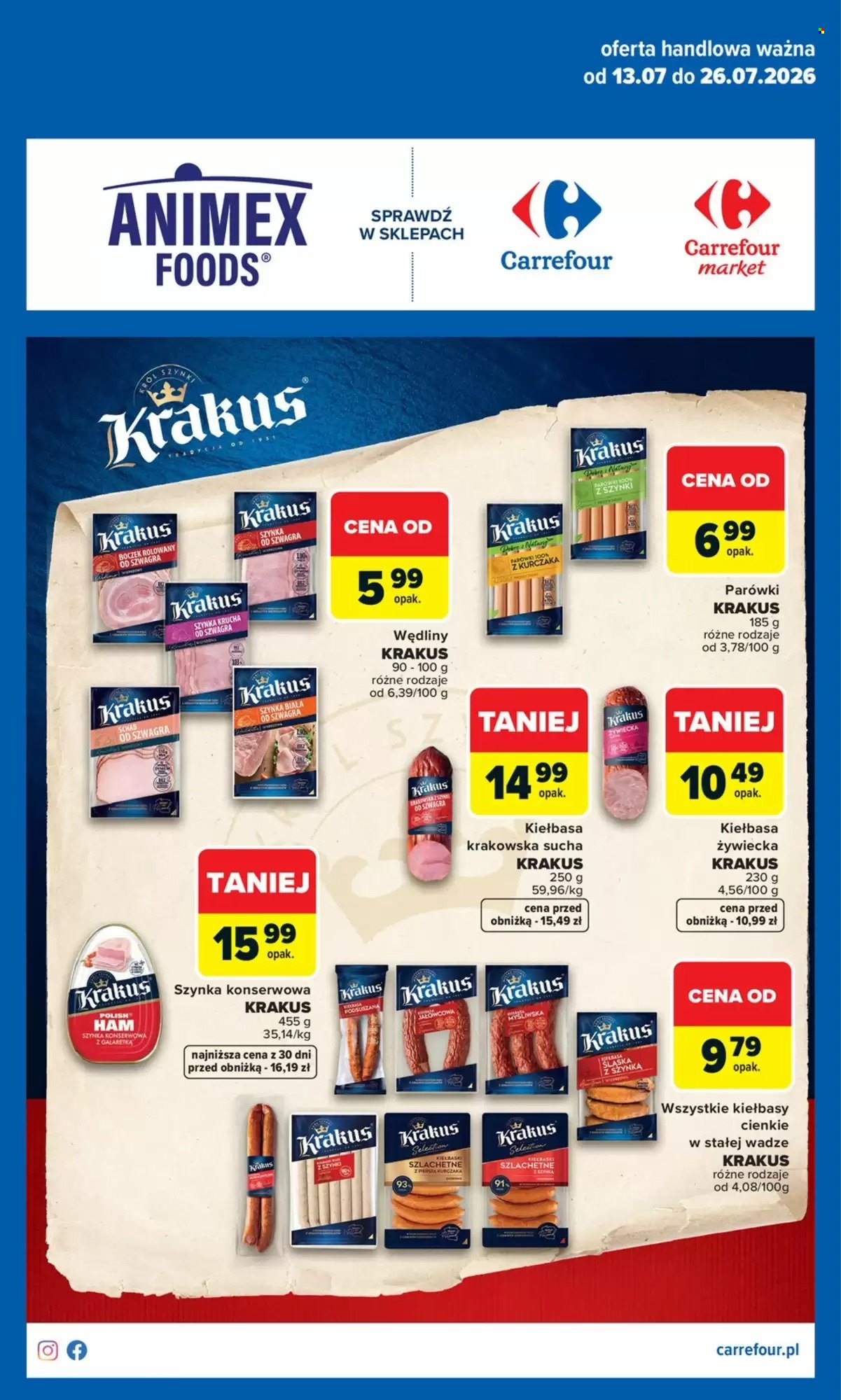 Gazetka Carrefour - 13.7.2026. - 26.7.2026.. Strona 1