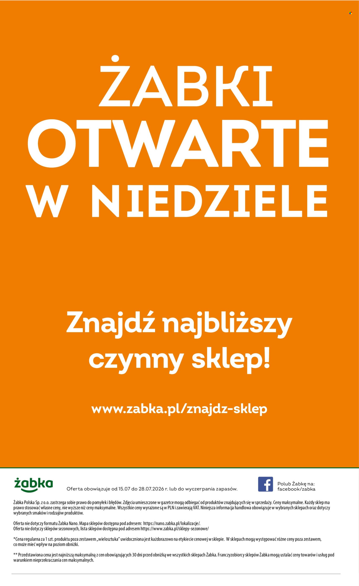 Gazetka Żabka - 15.7.2026. - 28.7.2026.. Strona 16