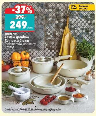 Zestaw garnków Compacti Cream
