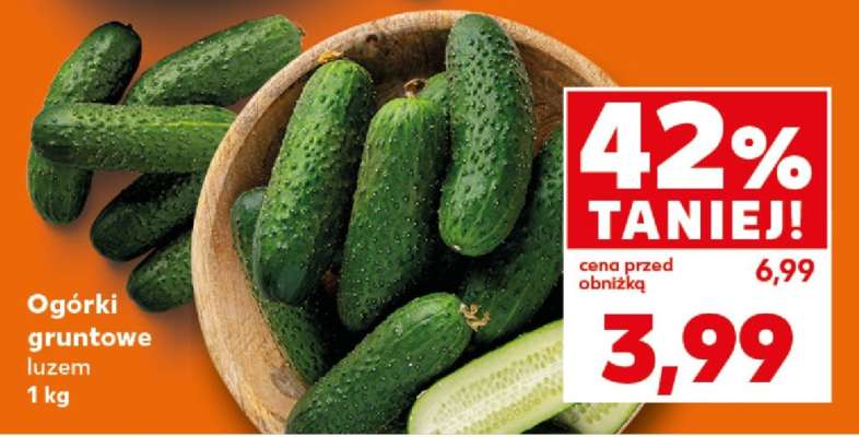 Ogórki gruntowe luzem 1 kg