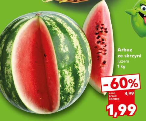 Arbuz ze skrzyni luzem 1 kg