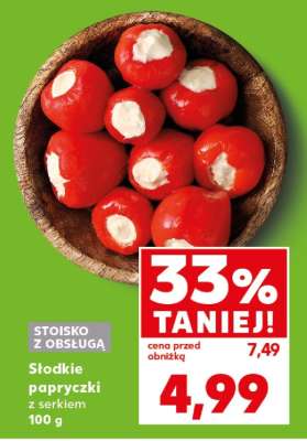 Słodkie papryczki z serkiem 100 g