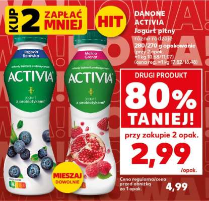 DANONE ACTIVIA Jogurt pitny